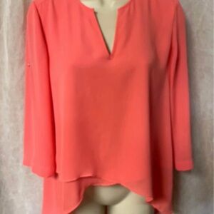 Alfani Vivid Coral Blouse